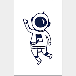 Astronaut Posters and Art